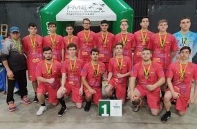 Handebol de Luzerna é Campeão Regional dos Joguinhos Abertos