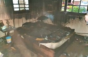 Lençol térmico pode ter provocado incêndio em residência 