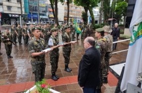 Joaçaba realiza ato cívico alusivo ao Dia 7 de Setembro