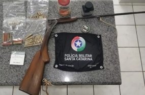 PM Ambiental cumpre mandado de busca e prende homem por posse de arma