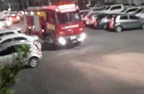 Princípio de incêndio na Unoesc mobiliza Bombeiros de Joaçaba 