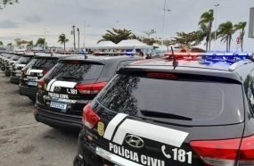 Polícia Civil de Santa Catarina recebe 46 novas viaturas