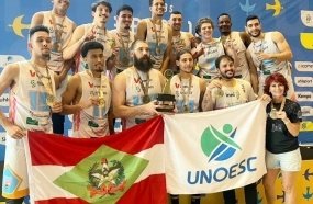 Unoesc é campeã em três modalidades coletivas nos JUBs