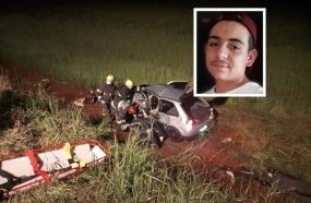 Jovem morre e três pessoas ficam feridas após colisão na BR-470