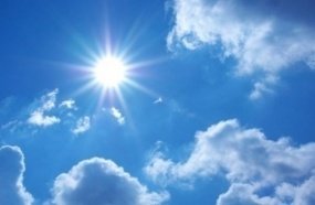 Semana começa com tempo firme e temperatura de primavera 
