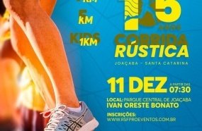 Inscrições abertas para Corrida Rústica dos 105 anos de Joaçaba