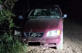 PM localiza caminhonete roubada durante assalto à residência 