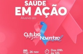 Joaçaba promove ação alusiva ao Outubro Rosa e Novembro Azul 