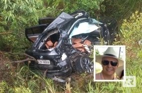 Médico morre após colidir carro contra carreta na BR-282 