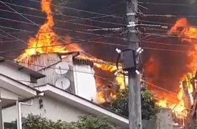 Família perde tudo após casa ser destruída por incêndio em Herval