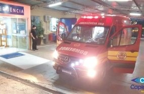 Idoso sofre ferimentos graves após cair em barranco 