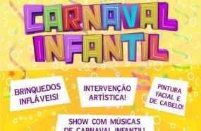 Carnaval Infantil fará a alegria dos foliões mirins no domingo 