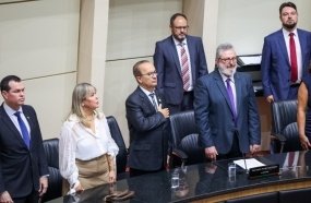 Governador Jorginho Mello prestigia abertura dos trabalhos na Alesc