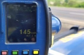 Veículo é flagrado trafegando a 145 km/h na BR-282