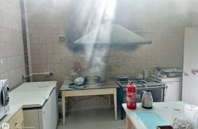 Panela elétrica provoca princípio de incêndio em lanchonete 