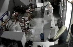 Ladrão arromba e furta lanchonete da rodoviária de Capinzal 
