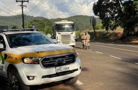 PM Rodoviária flagra carreta-tanque de combustível transportando água 