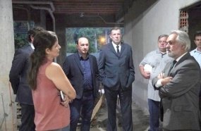 Presidente do Tribunal de Justiça visita obra do Fórum de Herval 