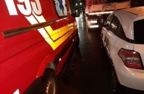 Idoso é atropelado após sair ileso de acidente na SC-135