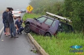 Derramamento de óleo provoca três acidentes na SC-467