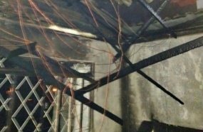 Bombeiros combatem incêndio em residência em Água Doce 