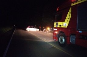 Veículo é abandonado após provocar acidente na SC-135