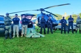Operação conjunta apreende na região carregamento com 210 kg de maconha 