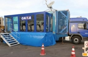 Caminhão da adimplência da Caixa chega a Caçador