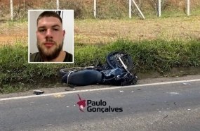 Acidente mata motociclista na SC-355, em Catanduvas