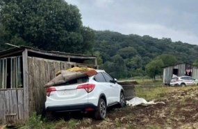 Polícia Militar recupera veículo tomado de assalto em Campos Novos