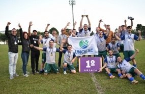 Definidos os campeões do futebol de campo dos Jogos Universitários 