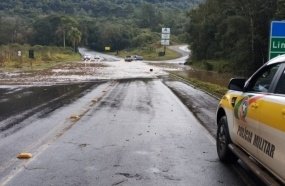 Tráfego é liberado na SC-453, entre Luzerna e Ibicaré 