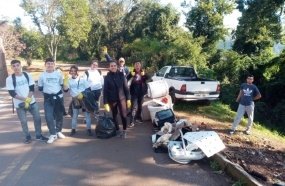 Gincana estimula coleta de lixo e vacinação nos bairros de Herval