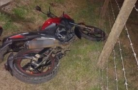 Queda de motocicleta deixa condutor gravemente ferido 