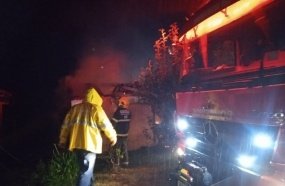 Casa é consumida por incêndio no interior de Jaborá 