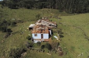 Defesa Civil confirma ocorrência de tornado em Santa Cecília