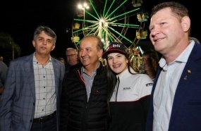 Governador Jorginho Mello visita a Expo Concórdia