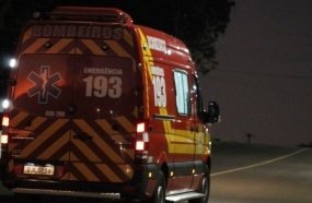 Homem é socorrido inconsciente após ser atropelado na SC-150