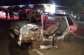 Colisão frontal entre veículos mata motorista em Água Doce 