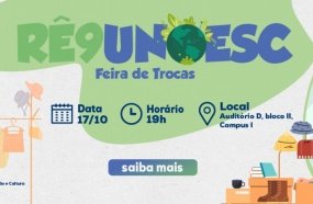 Unoesc promoverá feira de trocas no próximo dia 17