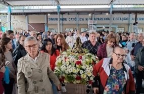 Estação Luzerna celebra Dia de Nossa Senhora Aparecida