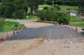 Trânsito é liberado na SC-355, entre Jaborá e Concórdia  