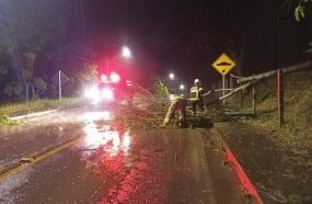 Temporal causa transtornos durante a madrugada em Irani
