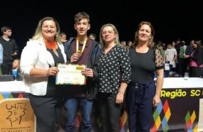 Aluno de Joaçaba conquista bronze na Olimpíada Brasileira de Matemática