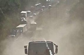 Motoristas enfrentam transtornos no desvio da BR-153