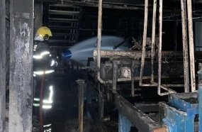 Incêndio em fábrica mobiliza Bombeiros em Iomerê