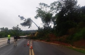 Restrições de tráfego nas rodovias federais devido às fortes chuvas