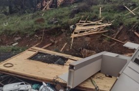 Tornado atingiu interior de Urupema na manhã deste sábado 