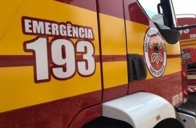 Trabalhador é socorrido após ser atingido por raio 
