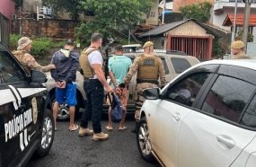 Irmãos são presos por tráfico de drogas durante operação em Herval d´Oeste 